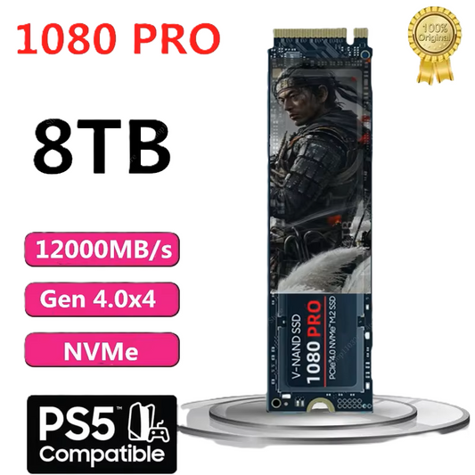 New 1080 PRO SSD M.2 2280 1TB 2TB 4TB 8TB PCIe 4.0 X4 Internal Solid State Hard Drive